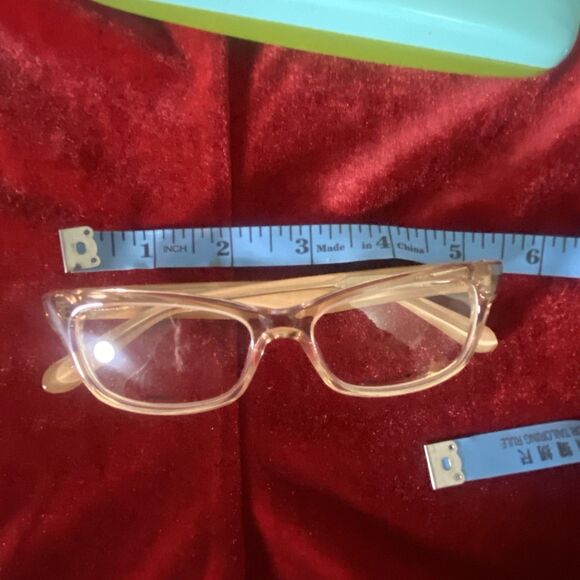 Kate Spade Elora Mauve Pink On Striped Temples 135 Eyeglasses New With Case - Picture 6 of 7